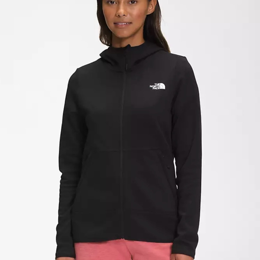 North Face zip up slim fit  hoodie